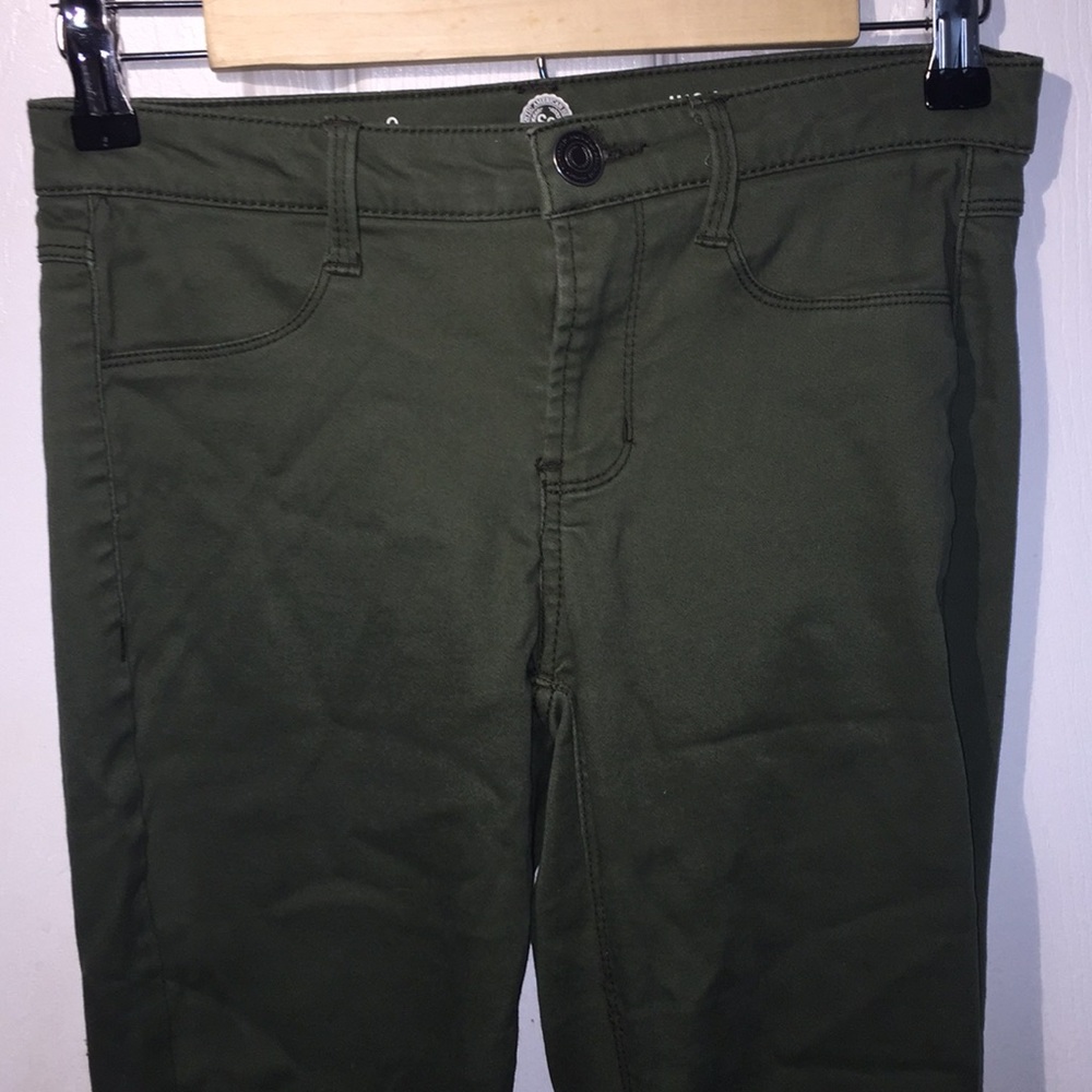 Green jeans